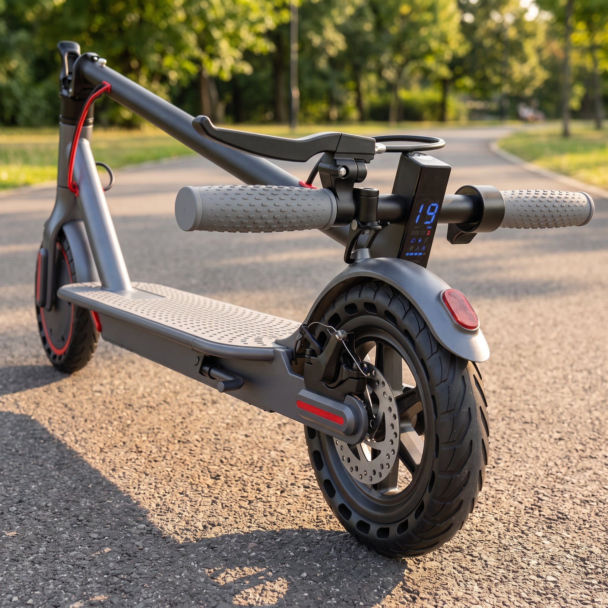 GLIDEX Urban Pro Electric Scooter - 350W High-Power Motor, 19MPH Max Speed | Smart App Control & 3s Fast Folding