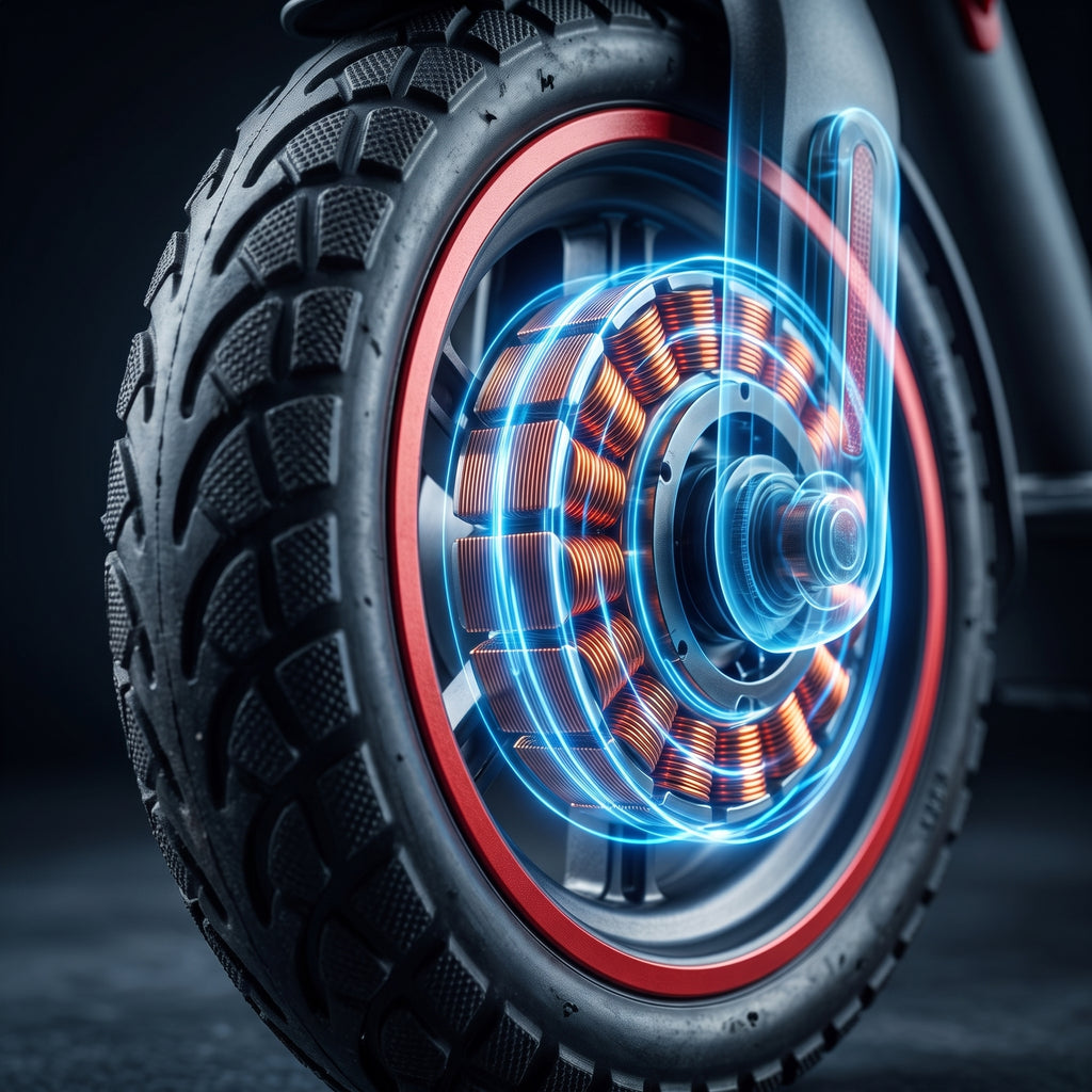 GLIDEX Urban Pro Electric Scooter - 350W High-Power Motor, 19MPH Max Speed | Smart App Control & 3s Fast Folding