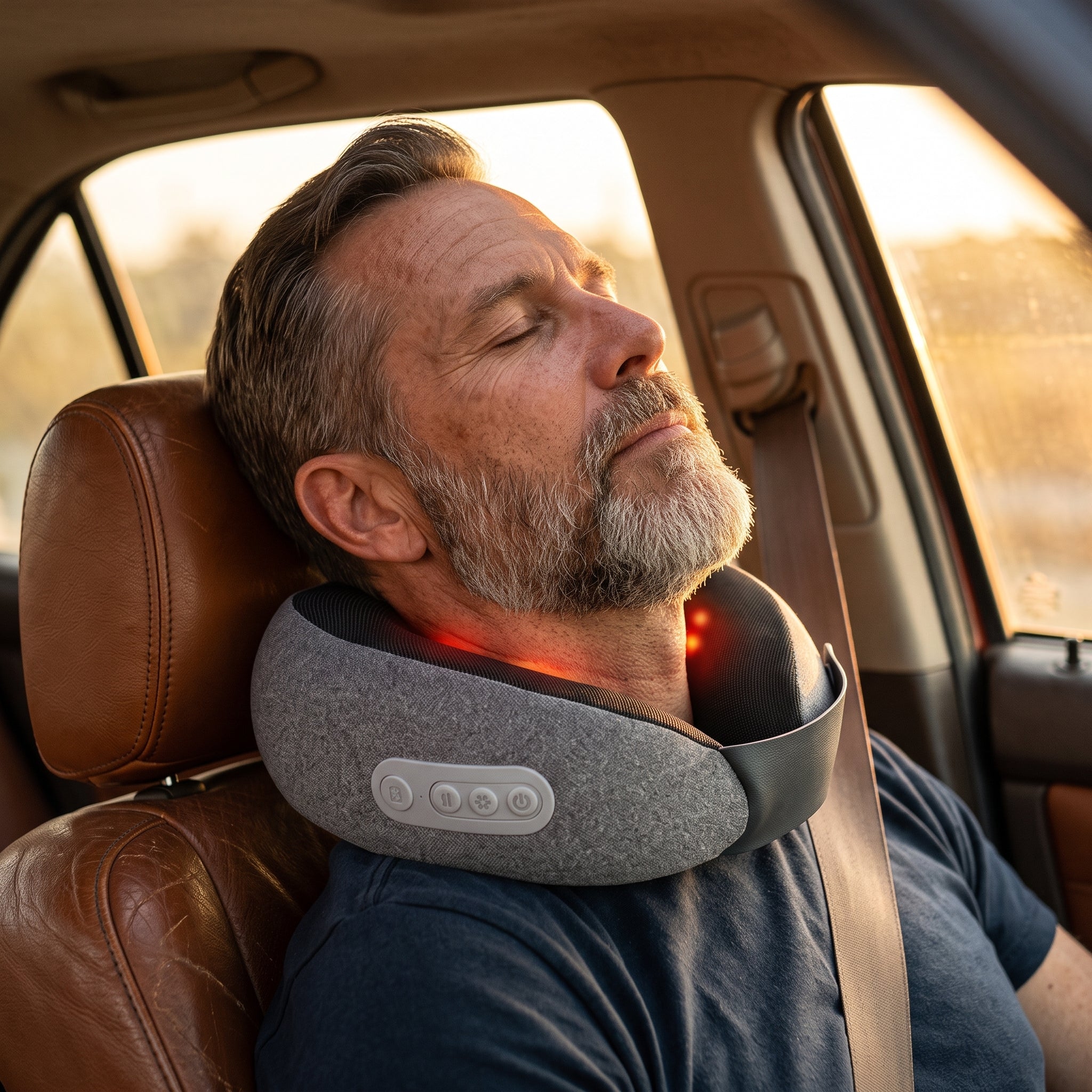 ZENSPIN Pro Heated Neck Massager - Cordless Deep Tissue Shiatsu Pillow for Neck & Shoulder Pain
