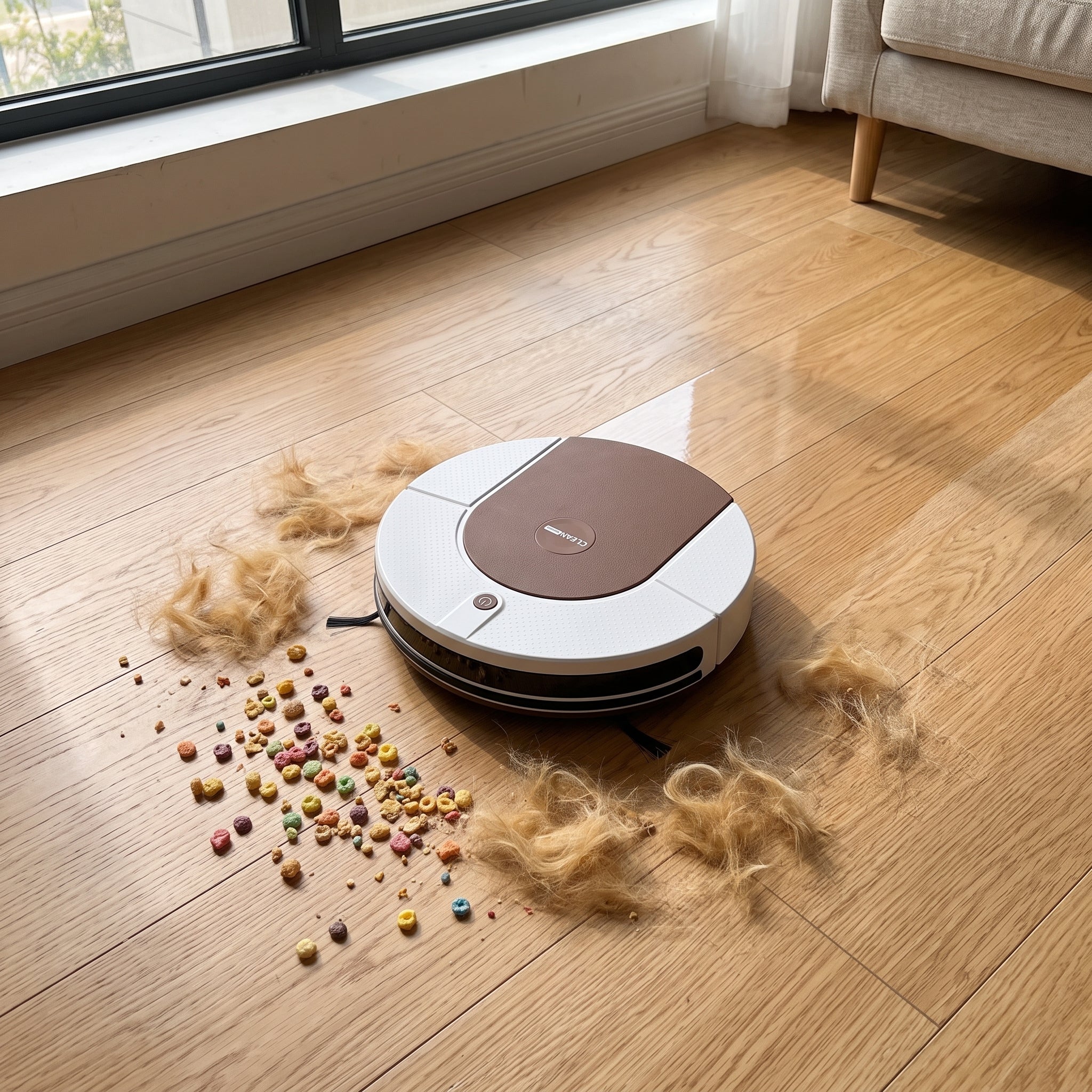 VESTA 3-in-1 Smart Robot Vacuum & Mop - Ultra-Thin Design for Pet Hair, Hardwood & Carpets | Intelligent Obstacle Avoidance
