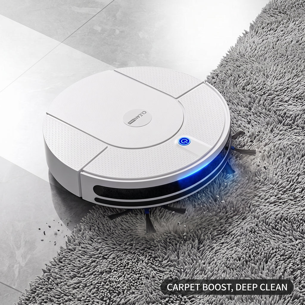 VESTA 3-in-1 Smart Robot Vacuum & Mop - Ultra-Thin Design for Pet Hair, Hardwood & Carpets | Intelligent Obstacle Avoidance