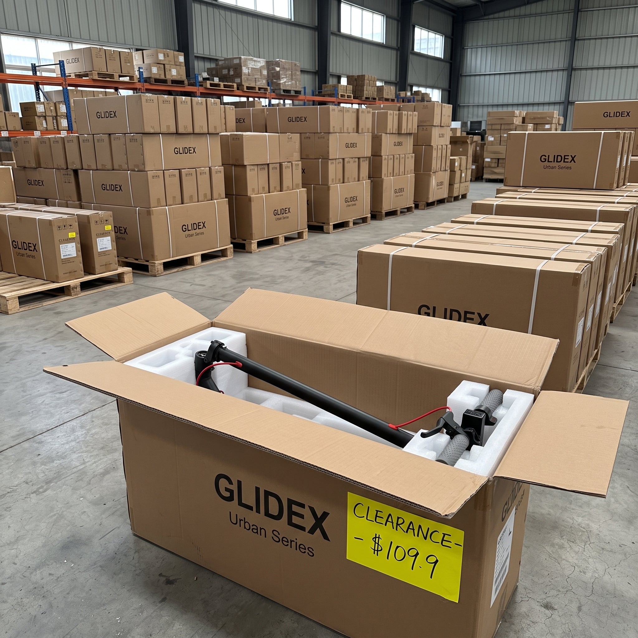 GLIDEX Urban Pro Electric Scooter - 350W High-Power Motor, 19MPH Max Speed | Smart App Control & 3s Fast Folding