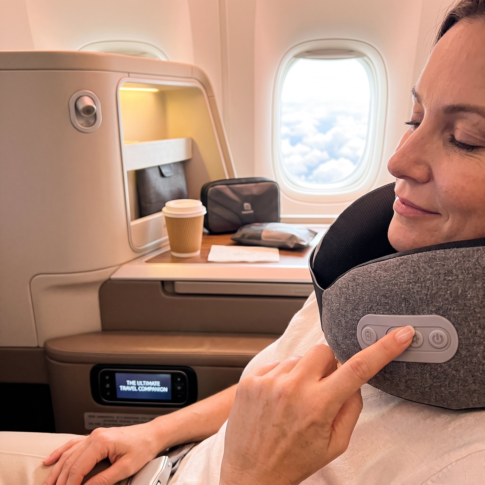 ZENSPIN Pro Heated Neck Massager - Cordless Deep Tissue Shiatsu Pillow for Neck & Shoulder Pain